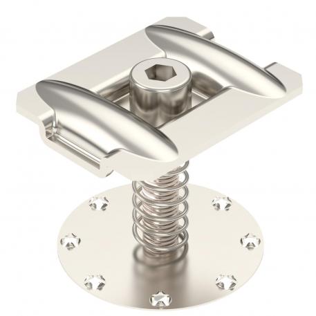 Intermediate clamp with spring for PV module mounting 55 | 35