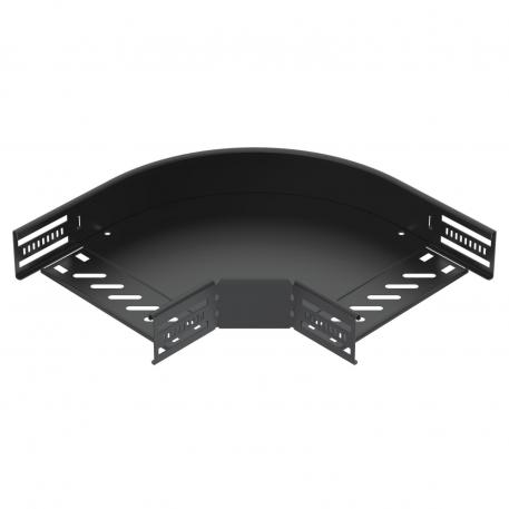 90° bend 60, black 200 | Oţel | PES135 - poliester | negru închis; RAL 9005