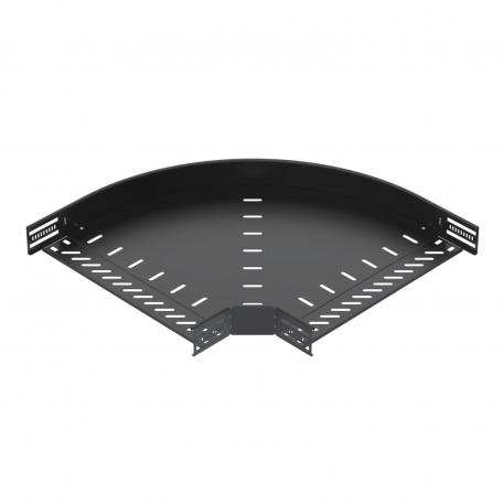 90° bend 60, black 400 | Oţel | PES135 - poliester | negru închis; RAL 9005