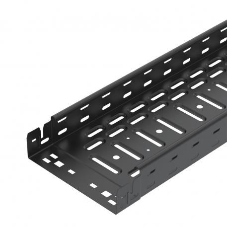 Cable tray RKS-Magic® 60 FS black 3050 | 200 | 60 | 0,75 | nu | negru închis; RAL 9005 | Oţel | PES135 - poliester