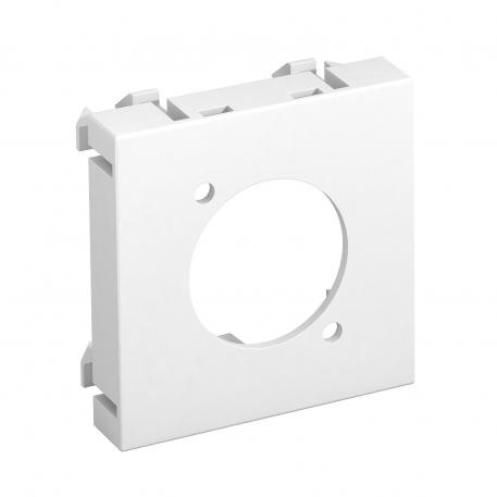 Suport multimedia pentru conector cu înfigere XLR, 1 modul, ieşire dreaptă
