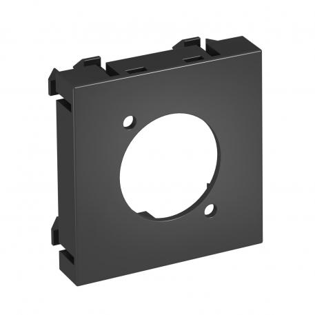 Suport multimedia pentru conector cu înfigere XLR, 1 modul, ieşire dreaptă