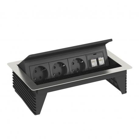 Deskbox DBK, 3 prize, 2x RJ45 cat. 6