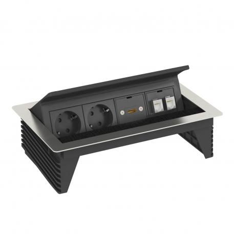 Deskbox DBK, 2 prize, HDMI, 2x RJ45 cat. 6
