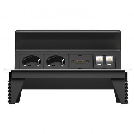 Deskbox DBK, 2 prize, HDMI, 2x RJ45 cat. 6