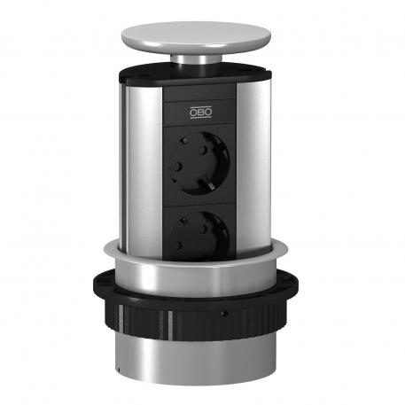 Deskbox DBV, 2 prize Capac din inox