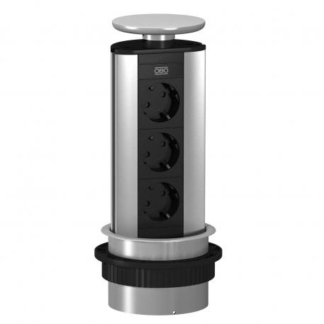 Deskbox DBV, 3 prize Stainless steel lid