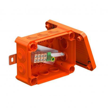 FireBox T100ED cu fixare exterioară 136x102x57 | 10 | IP66 | oranj; RAL 2003