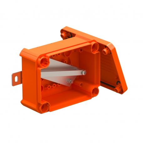 Closed FireBox T100, empty 136x102x57 |  | IP66 | oranj; RAL 2003